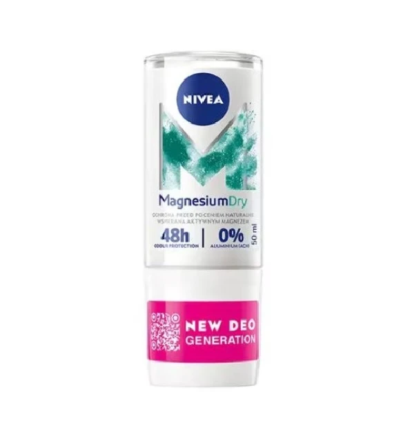 NIVEA ANTIPERSPIRANT ROLL ON 50ML MAGNESIUM DRY FRESH